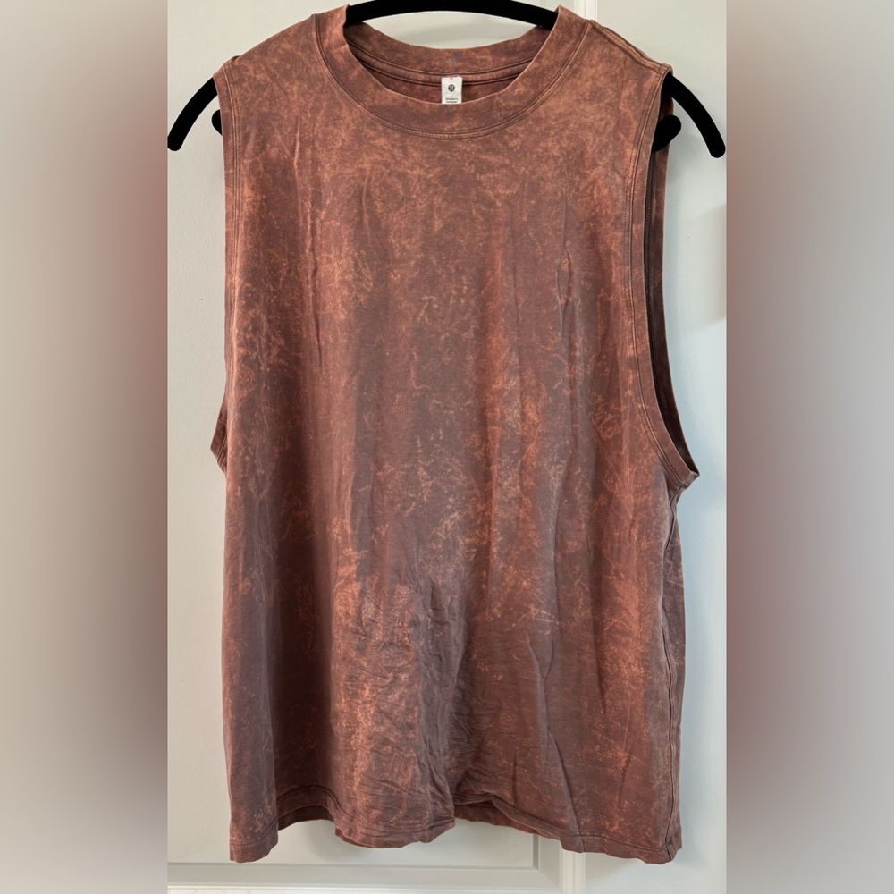 LULULEMON Cloud Wash All Yours Brown Beige Tank Size 6